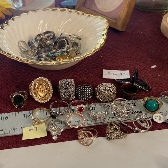 Blank--Costume rings size 5-9 ur choice see pics sold as is - Picture 8 of 14